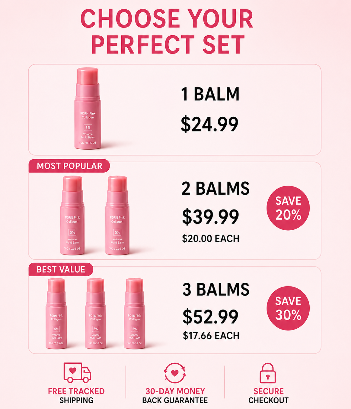 Rosé Glow Collagen Multi Balm